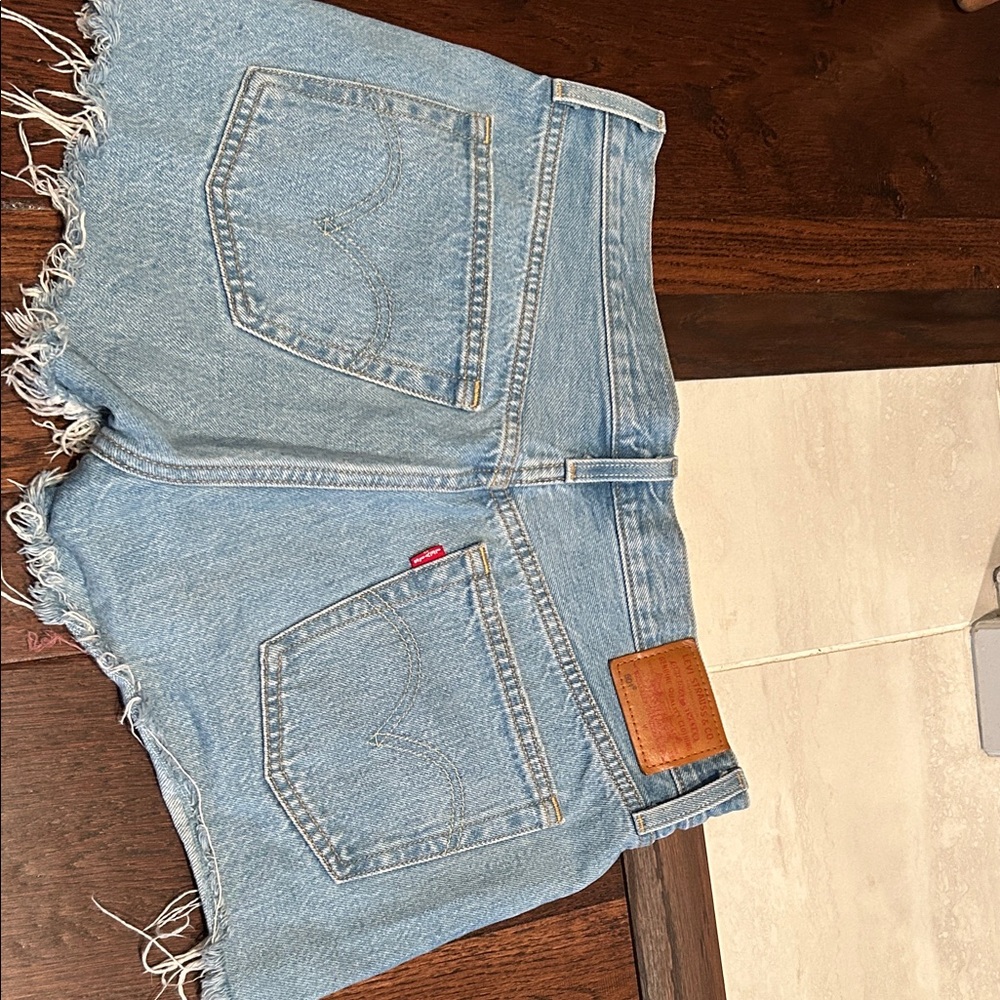 Levi's Classic Light Blue Jean Shorts